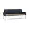 Lesro Mystic Lounge Reception Sofa, Silver, RS Night Sky Back, MD Farro Seat, RS Night Sky Arm Panels ML1601 - alternate 1